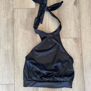 Black Halter Top